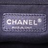 Chanel Shopping GST large model bag worn on the shoulder or carried in the hand in black quilted grained leather - Detail D3 thumbnail