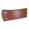 Celine 16 medium model shoulder bag in brown leather - Detail D5 thumbnail