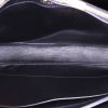 Celine 16 medium model shoulder bag in black grained leather - Detail D3 thumbnail