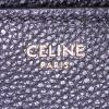Sac bandoulière Celine 16 moyen modèle en cuir grainé noir - Detail D4 thumbnail