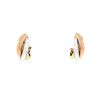 Cartier medium model hoop earrings in 3 golds - 00pp thumbnail
