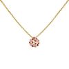 Chanel Camelia necklace in yellow gold,  diamonds and sapphires - 00pp thumbnail