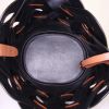 Borsa Prada Bucket bag in pelle marrone intrecciata - Detail D2 thumbnail