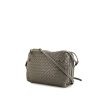 Bottega Veneta Nodini shoulder bag in grey intrecciato leather - 00pp thumbnail