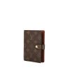 Porta agenda Louis Vuitton en lona Monogram y cuero - 00pp thumbnail