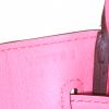 Sac à main Hermes Birkin 25 cm en cuir Swift rose - Detail D4 thumbnail