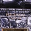 Bolso de mano Hermes Kelly 35 cm en cocodrilo porosus negro - Detail D4 thumbnail