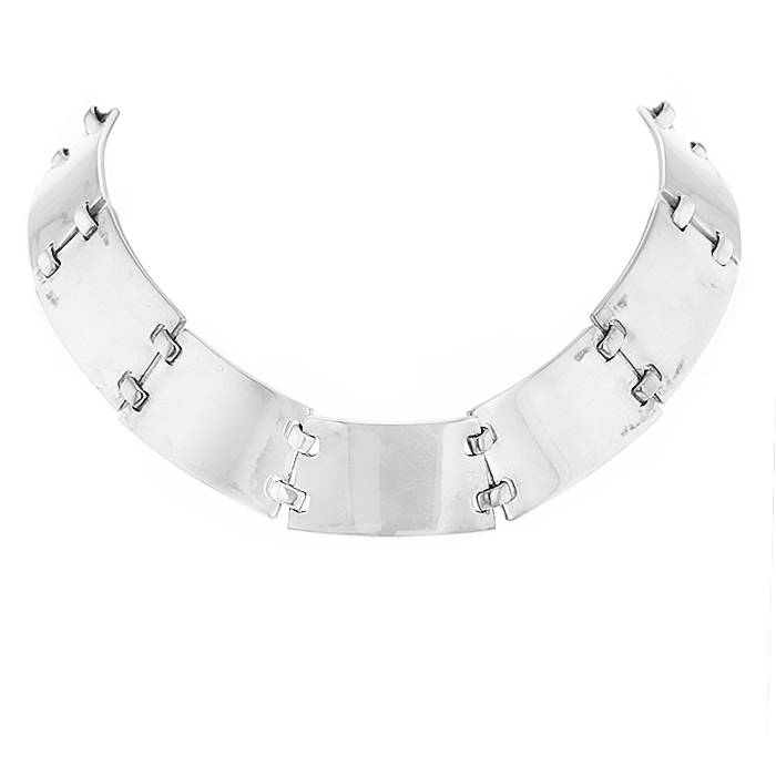 Collana Hermès Mousquetaire in argento