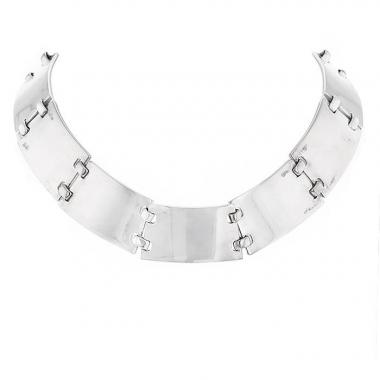 Collana Hermès Mousquetaire in argento