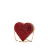 Valentino Garavani clutch in gilt metal and red strass - 00pp thumbnail