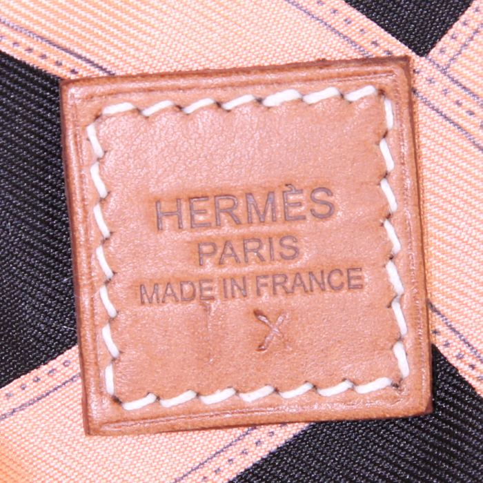 Mochila Hermès Airsilk en seda negra - Detail D3