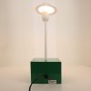 Ettore Sottsass, "Don" desk lamp in green and white lacquered metal and white enamelled ceramic, Stilnovo edition, publisher's label, creation of 1977, edition of the 1980s - Detail D2 thumbnail