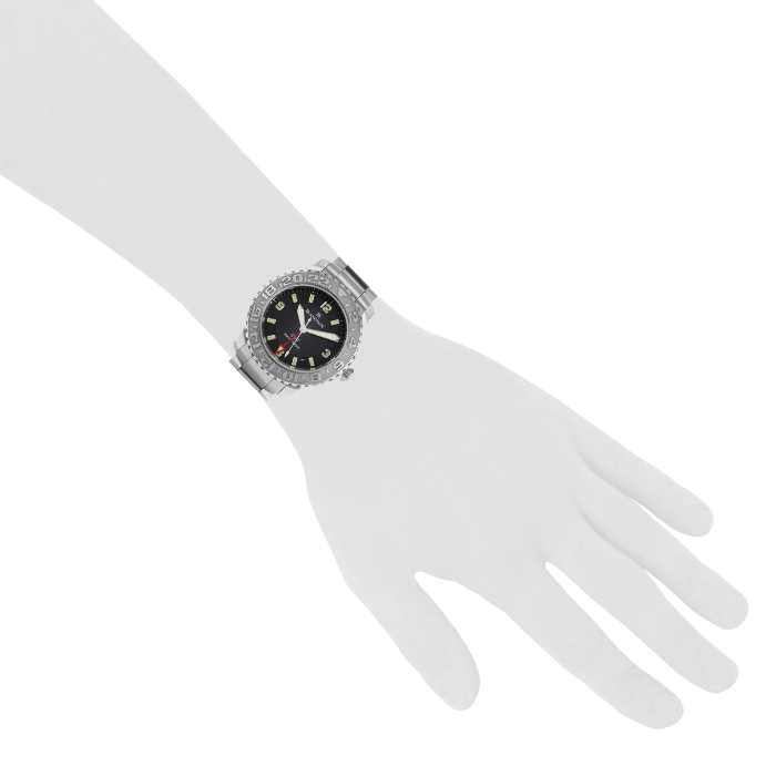 Montre Blancpain Fifty Fathoms GMT en acier Ref : 2250 Vers 2000 - Detail D1