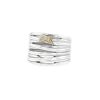 Mauboussin Kiff & Kiss ring in silver,  yellow gold and diamonds - 00pp thumbnail