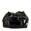 Bottega Veneta shoulder bag in black patent leather - 360 thumbnail