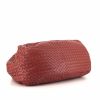 Bottega Veneta shopping bag in pink intrecciato leather - Detail D4 thumbnail