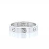 Cartier Love 1 diamant small model ring in white gold and diamond - 360 thumbnail