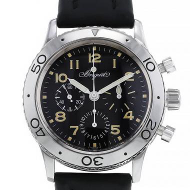 Orologio Breguet Type XX in acciaio Ref :  3800 Circa  1990