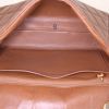 Bolso de mano Chanel Vintage en cuero acolchado marrón - Detail D2 thumbnail