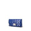 Dior Miss Dior Promenade shoulder bag in blue patent leather - 00pp thumbnail
