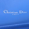 Borsa a tracolla Dior Miss Dior Promenade in pelle verniciata blu cannage - Detail D4 thumbnail