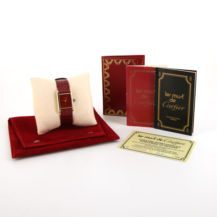 Orologio Cartier Tank Must in vermeil Circa  1978 - Detail D2