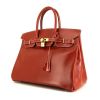 Hermes Birkin 35 cm handbag in brick red box leather - 00pp thumbnail
