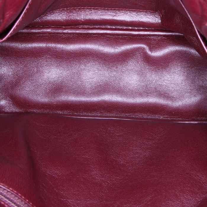 Sac à main Chanel Camera en cuir matelassé noir - Detail D3