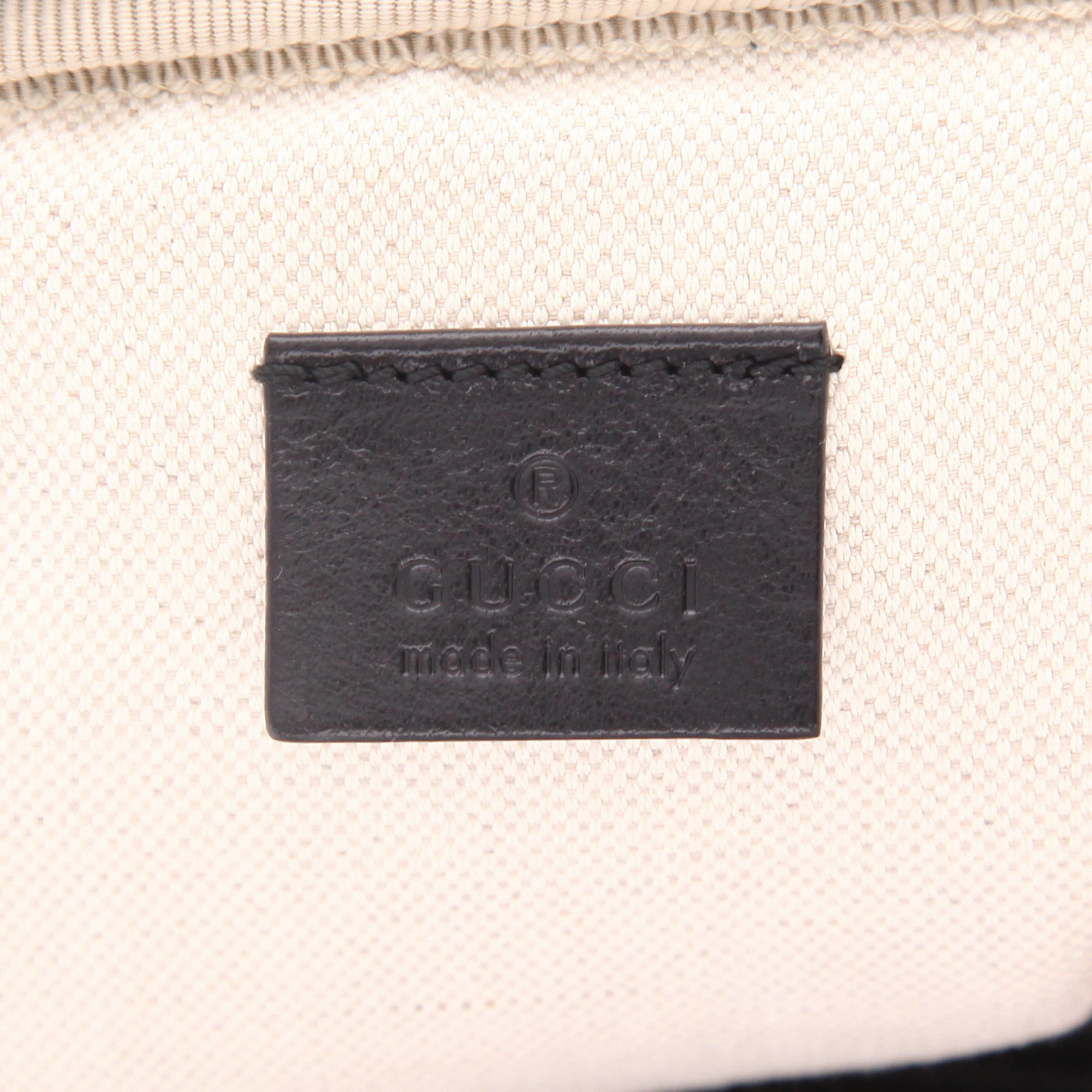 Borsa Gucci  Tifosa in pelle nera - Detail D2