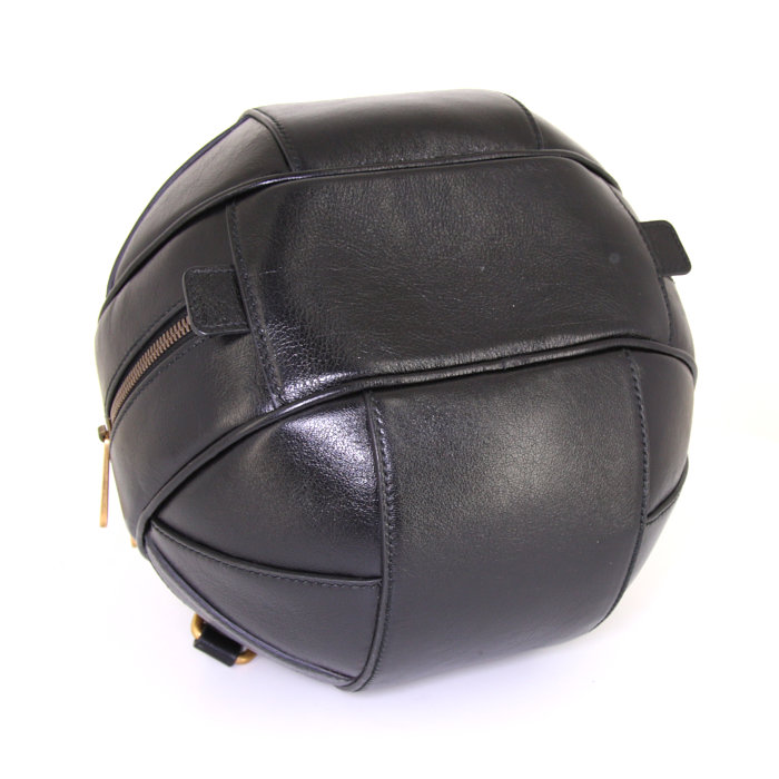 Sac à main Gucci  Tifosa en cuir noir - Detail D4