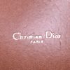 Sac à main Dior Vintage en toile monogram beige et cuir marron - Detail D3 thumbnail