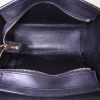Borsa a tracolla Céline Luggage Nano in pitone grigio e arancione e pelle nera - Detail D3 thumbnail