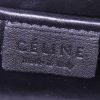 Bolso bandolera Céline Luggage Nano en piel de pitón gris y naranja y cuero negro - Detail D4 thumbnail