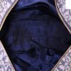 Borsa Dior in tela siglata blu marino e pelle blu marino - Detail D2 thumbnail