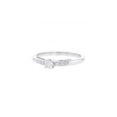 Mauboussin Tu es le sel de ma vie solitaire ring in white gold and diamonds