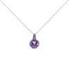 Mauboussin Etrêmement Libre et Sensuel necklace in white gold and amethysts and in amethyst - 00pp thumbnail