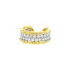 Van Cleef & Arpels ring in yellow gold,  white gold and diamonds - 00pp thumbnail