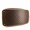 Louis Vuitton Cruiser travel bag in brown monogram canvas and natural leather - Detail D4 thumbnail