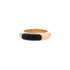 Vhernier Timpano ring in pink gold and jet - 00pp thumbnail