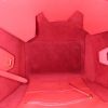 Borsa Celine Tie Bag modello medio in pelle rossa - Detail D2 thumbnail