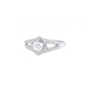 Sortija Mauboussin Love my Love en oro blanco y diamantes