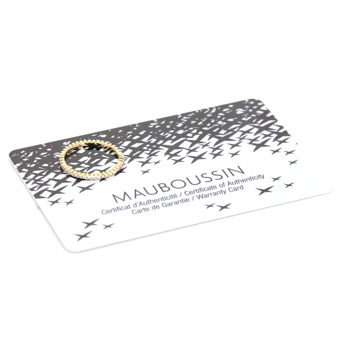 Bague Mauboussin Capricime en or jaune et diamants - Detail D2