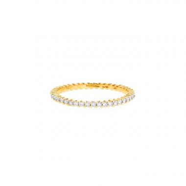 Mauboussin ring in yellow gold and diamonds