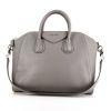 Givenchy  Antigona medium model  handbag  in grey grained leather - 360 thumbnail