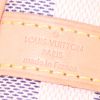 Sac à main Louis Vuitton Speedy 35 en toile damier azur et cuir naturel - Detail D4 thumbnail