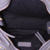 Balenciaga Classic Metallic Edge mini handbag in grey leather - Detail D3 thumbnail
