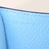 Bolso bandolera Hermès Clic-H 21 en cuero Azul del Norte - Detail D4 thumbnail