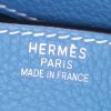 Bolsa de viaje Hermes Haut à Courroies - Travel Bag en cuero togo azul - Detail D3 thumbnail