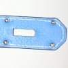 Bolsa de viaje Hermes Haut à Courroies - Travel Bag en cuero togo azul - Detail D4 thumbnail