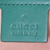 Borsa a tracolla Gucci GG Marmont modello piccolo in pelle trapuntata verde con decori geometrici - Detail D4 thumbnail
